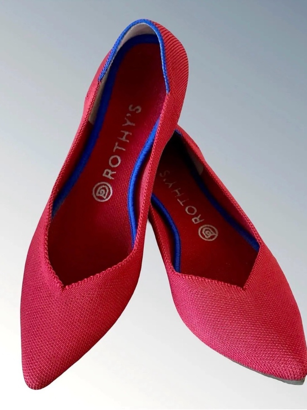 Rothy's Vibrant pink Pointed Knit Flats